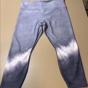 Athleta Elation 7/8 Tight Ombré blue